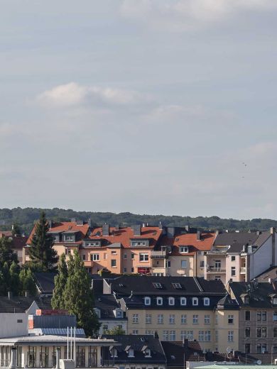 Die Skyline von Wuppertal