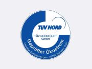 TÜV Nord Ökostrom Siegel Prüfsiegel des TÜV Nord für geprüften Ökostrom