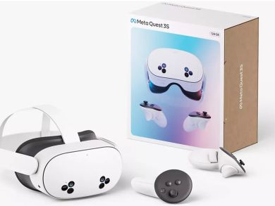 Meta Quest 3S Meta Quest 3S mit 2 Controllern und Verpackung