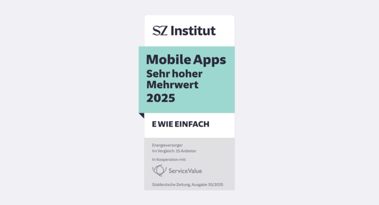 SZ Institut Siegel für Mobile Apps Sehr hoher Mehrwert 2025